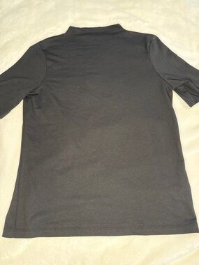 Rachel Zoe Black Short-Sleeve Shirt